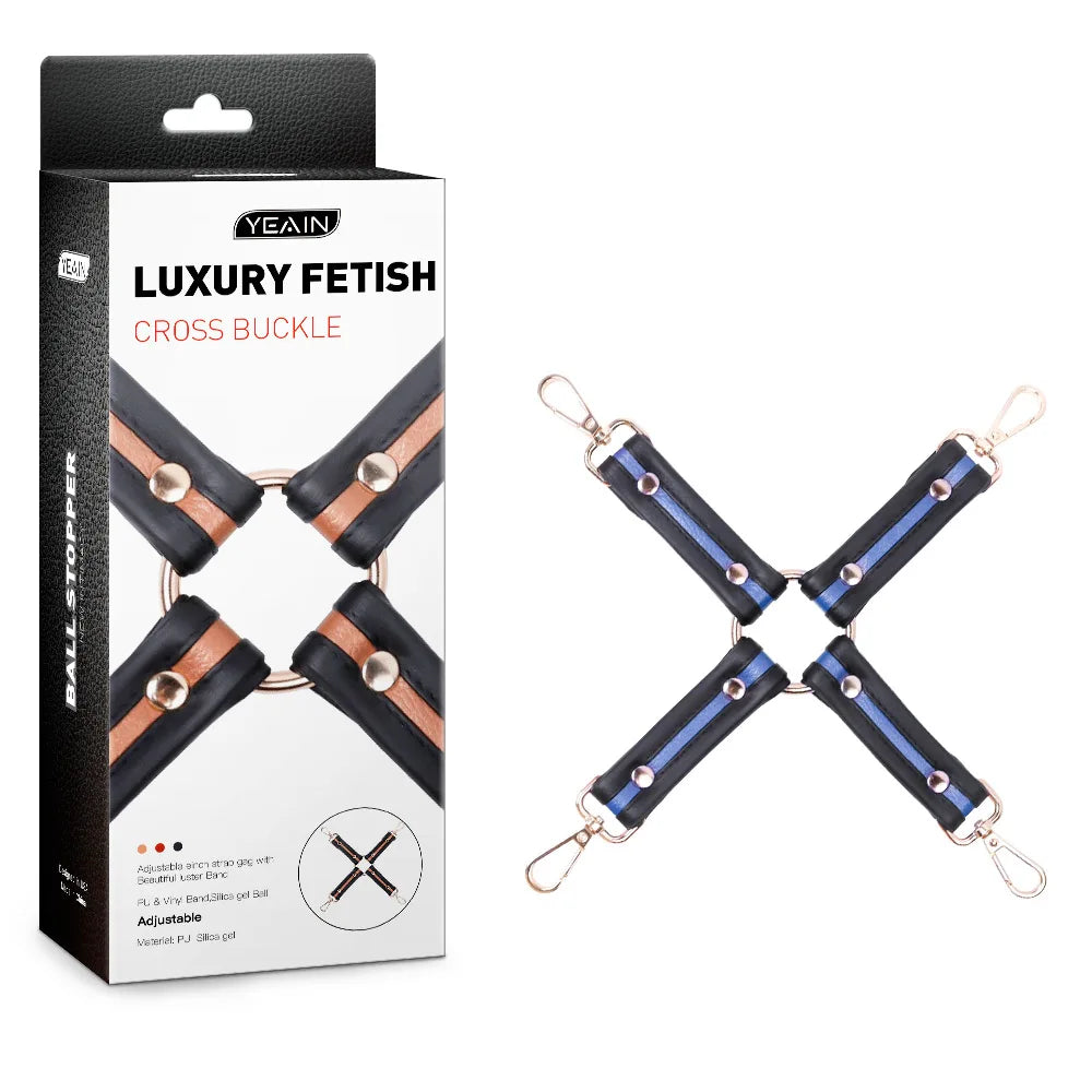 VelvetX™ Luxury Bondage Cross Buckle