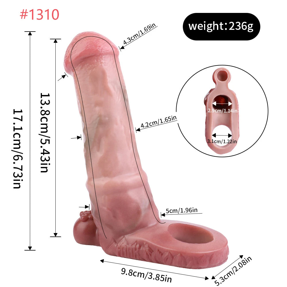 MegaGrip – Thick Boost Vein Sleeve with Ball Harness