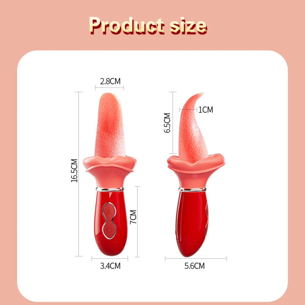 LushLick Realistic Tongue Vibrator ๐ฆ๐