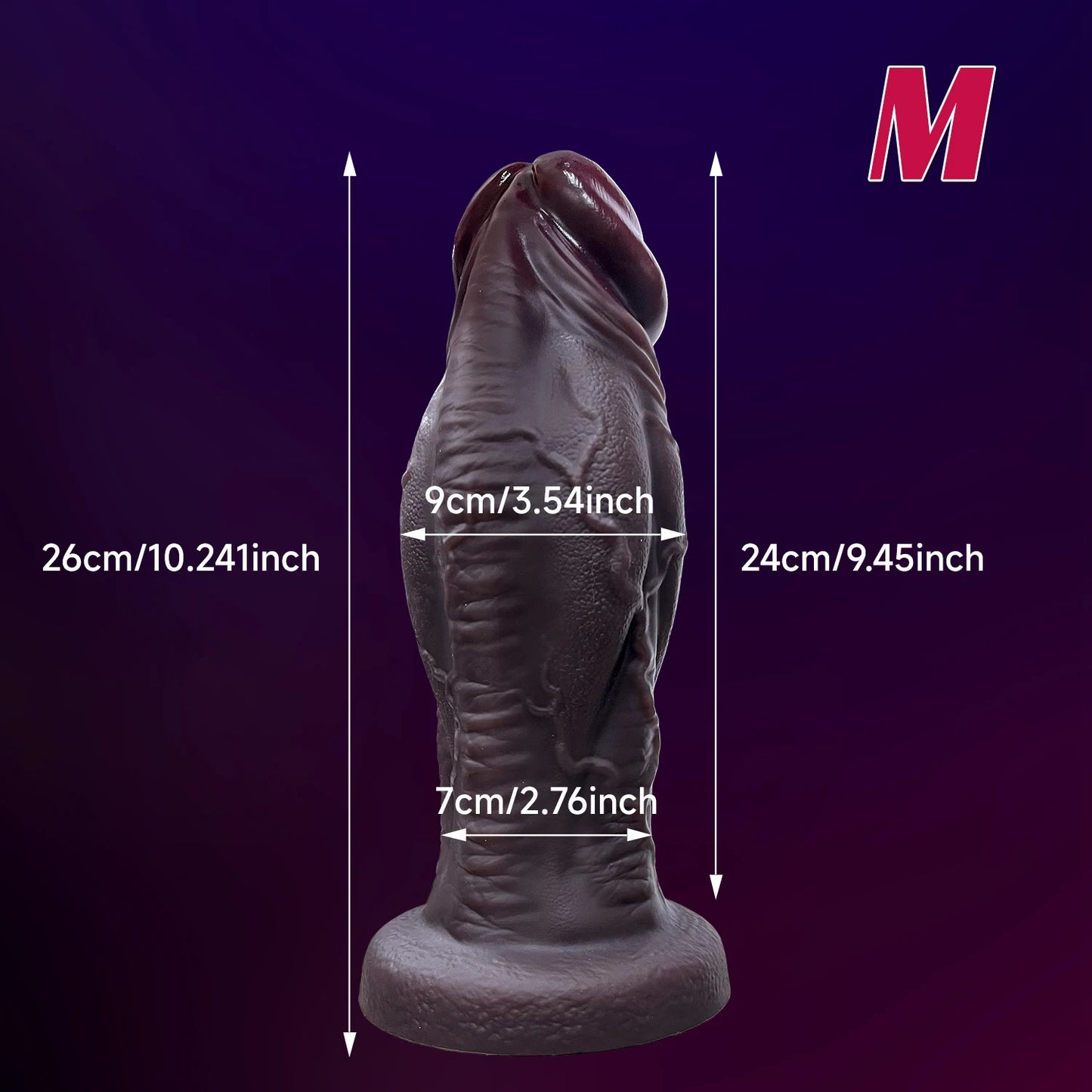 PlumBeast X – Ultra-Thick Veined Dildo with Suction Cup & Stretch Impact 🍇🔥💪