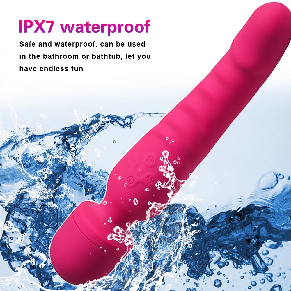 HeatSpire – 360° G-Spot Flicker Wand with Heating Pulse 🔥💦💜
