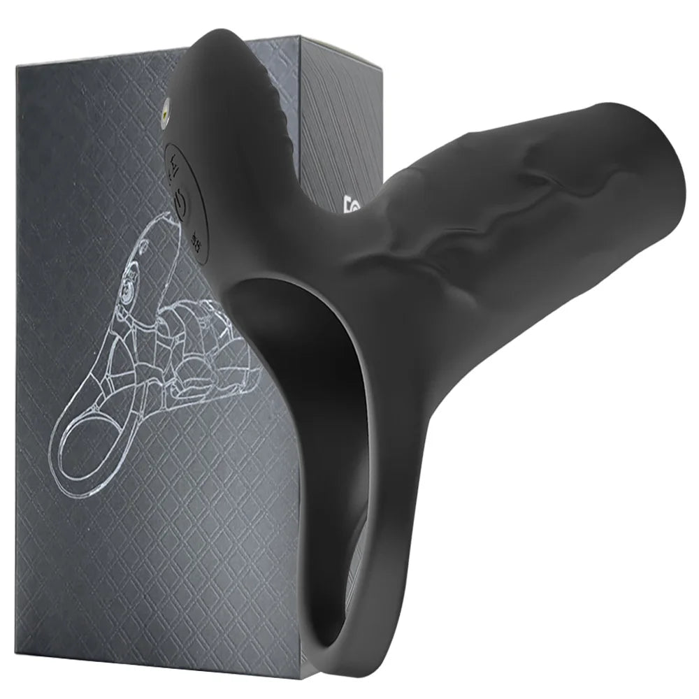 Black Thunder Dual-Ring Vibrator 🔥