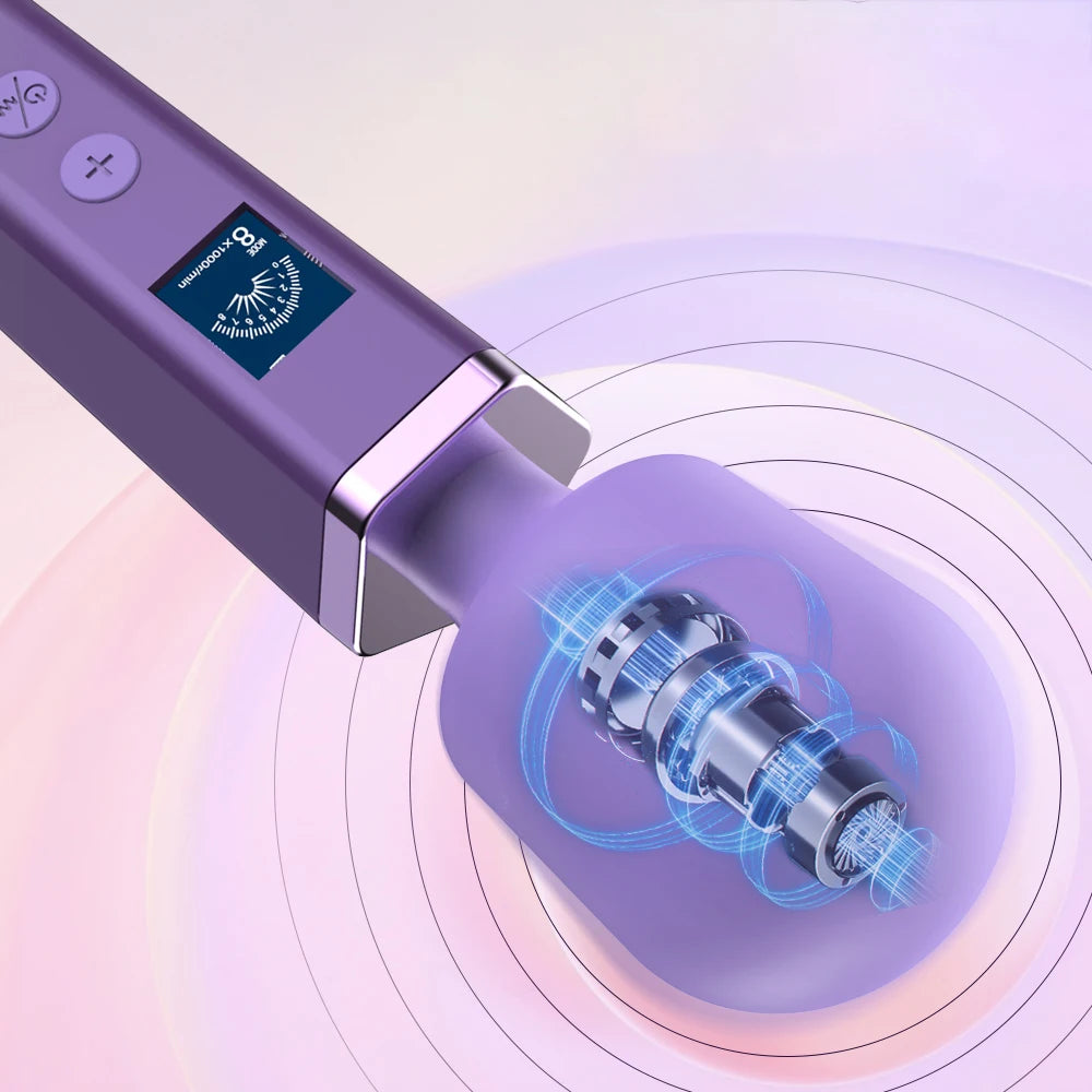 VibeMaster 8-Speed Wand Massager🔮💜✨