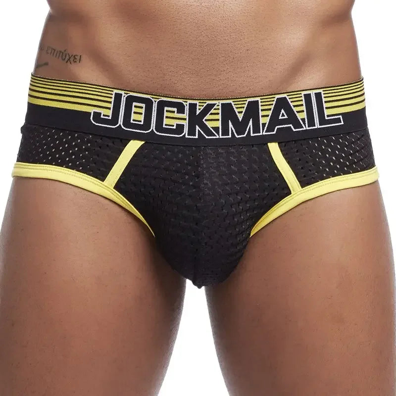 Contrast Trim Mesh Briefs