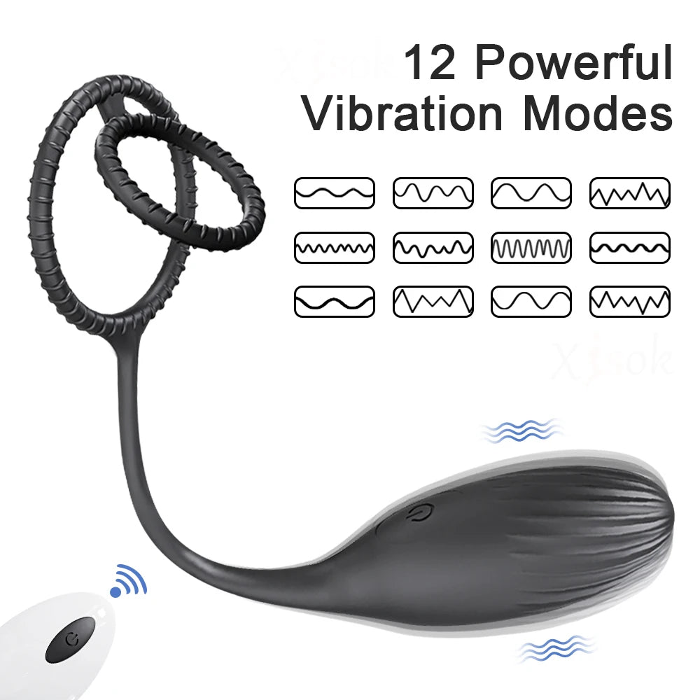 Black Orbit – Remote-Controlled Anal Ring & Vibe 💫🔥🖤