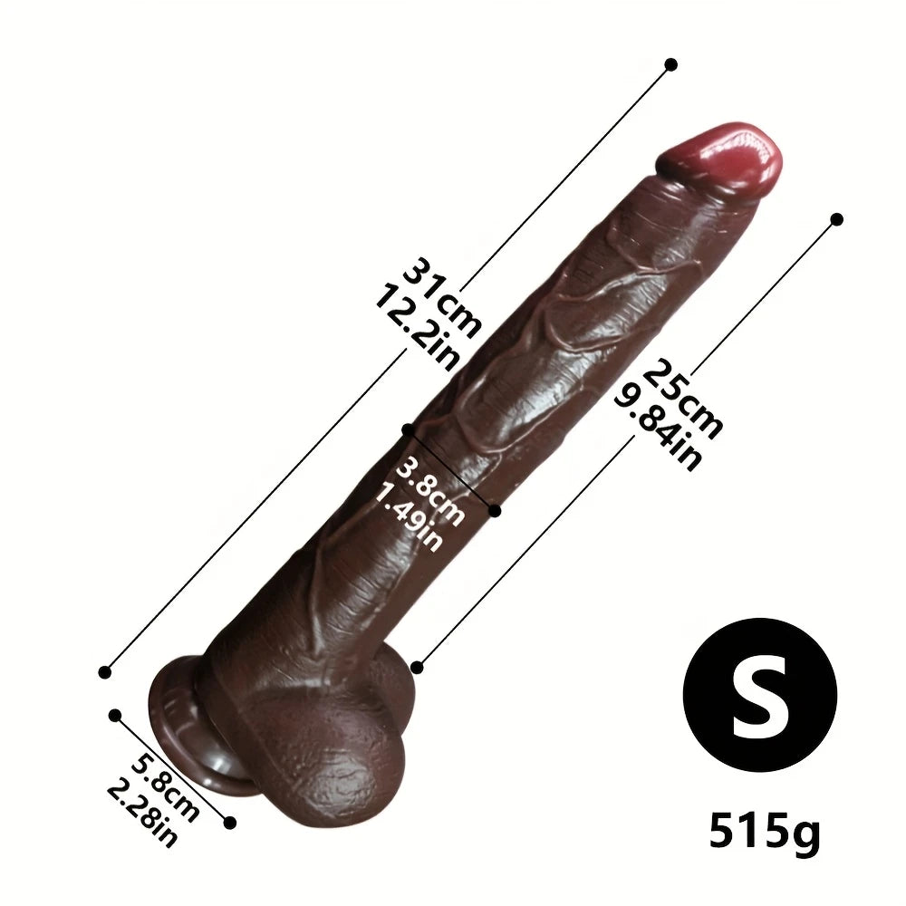 BlackTitan X – Giant Realistic Dildo for Stretch Kings & G-Spot Slayers 🖤🍑💣