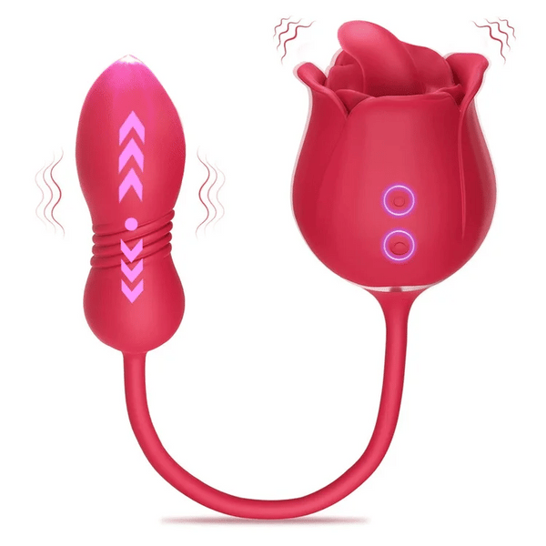 Rose Sucking & Licking Vibrator – Your Personal Blooming Bliss 💋