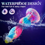 RainbowRage X – ColorStorm Fantasy Dildo with 49 Vibe+Thrust Combos 🌈💥🦄💖