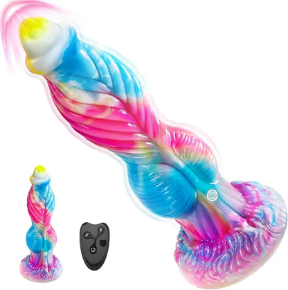 RainbowRage X – ColorStorm Fantasy Dildo with 49 Vibe+Thrust Combos 🌈💥🦄💖