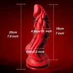 ColorMist Ripple Dildo – Ultra-Ridged Silicone with Suction Base 🌈💦✨