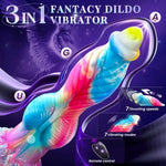 RainbowRage X – ColorStorm Fantasy Dildo with 49 Vibe+Thrust Combos 🌈💥🦄💖