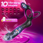 Midnight Surge App-Controlled Prostate & Cock Ring 🍆📱🔥