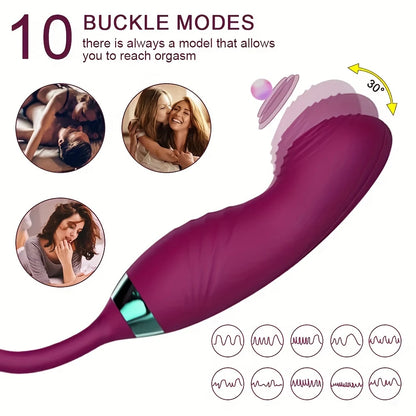 VelviRose X – Rose Suction Clit Stimulator with 10 Vibe Modes & Flexible Shaft 🌹💚