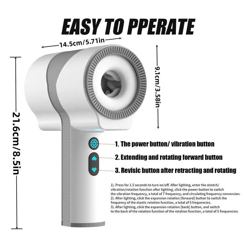 TornadoGrip 360° Rotating Thrusting Masturbator 🔥⚡🔥