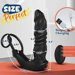 VibeDepth Gay Edition – Telescopic P-Spot Banger with Dual Ring Grip & App Control 💥🍆📱