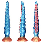 OctoLust X – Deep Tentacle Dildo with Suction Power & Sucker Texture 🐙💙🌊