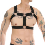 Dominant Grip Harness – Bold Elastic Edition 🖤💪