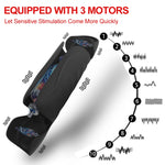 GlansRush X – 10-Speed Vibrating Trainer for Edge Play and Erection Boost 🍑⚡🎮
