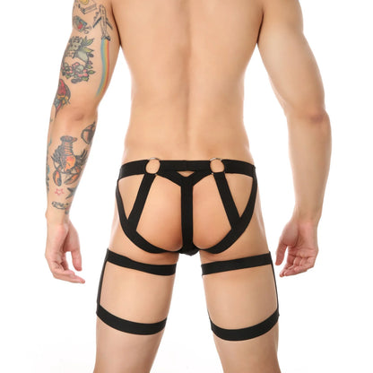 Grip & Garters – Bulge Pouch T-Back Jockstrap Edition 🖤💥