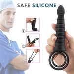 Remote-Controlled Prostate & Cock Ring Vibrator 🖤🔥