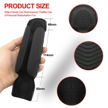 GlansRush X – 10-Speed Vibrating Trainer for Edge Play and Erection Boost 🍑⚡🎮