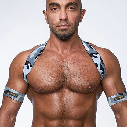 Camo Grip Chest Harness – 3-Piece Power Band Edition 💪🫦