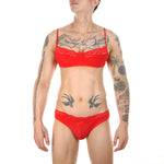 SoftWhimsy Lace Bra & Panty Set – Sissy Edition 💖