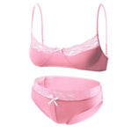 SoftWhimsy Lace Bra & Panty Set – Sissy Edition 💖