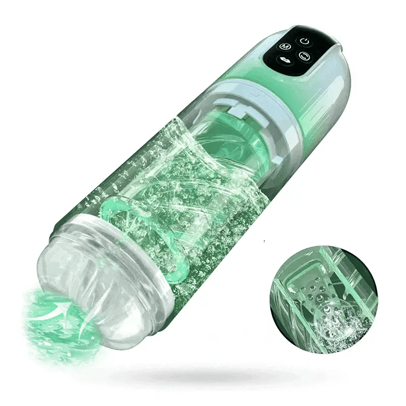 AquaTwist 360° Rotating & Sucking Stroker 💋💧