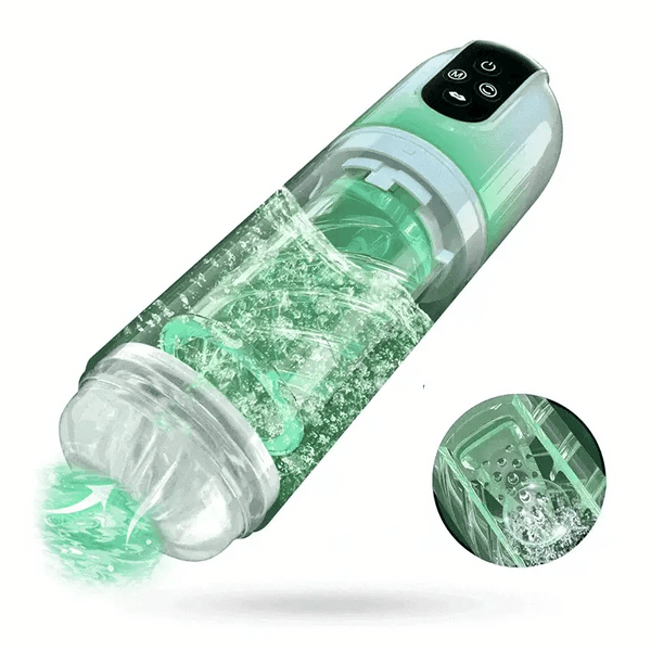 AquaTwist 360° Rotating & Sucking Stroker 💋💧