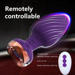 PurplePulse – Remote Rose Vibrator for Backdoor Bliss 🍑🌹💜