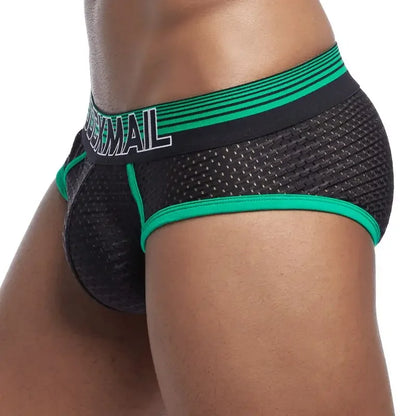 Contrast Trim Mesh Briefs