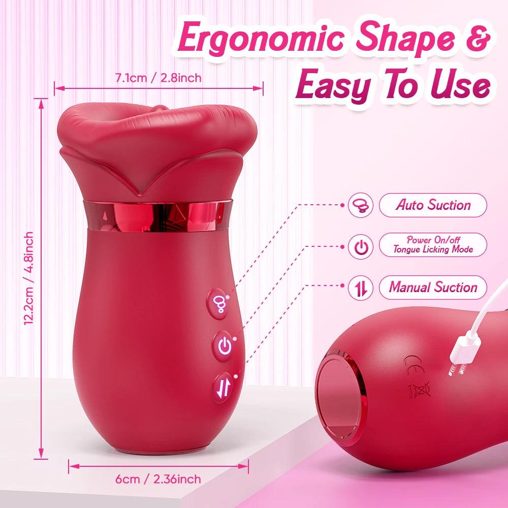 4-in-1 Pleasure, One Powerful Mouth 💦🌹