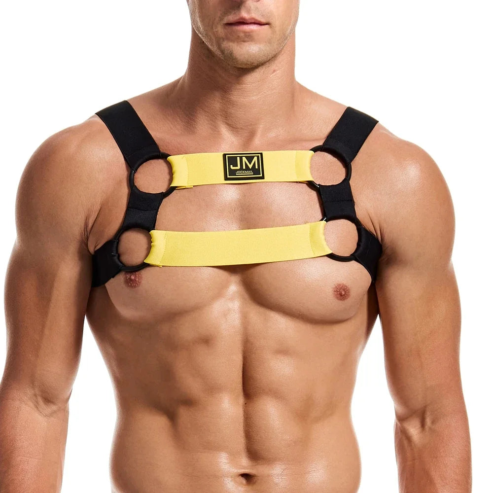 FlexMesh Harness – Mesh + Logo Strap Edition 💪💥