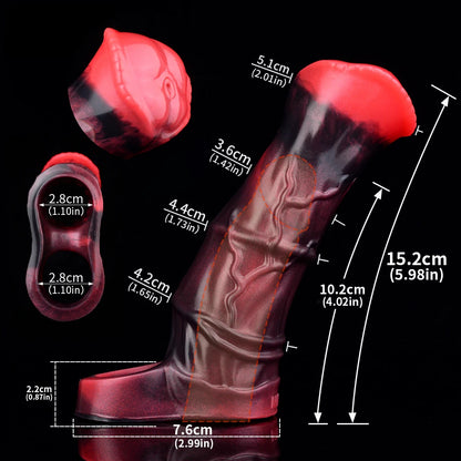 Inferno Pulse – Remote-Controlled Vibrating Penis Sleeve 🔥💣