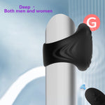 VibeGrip X – Remote-Controlled Cock Ring with Glans Stimulation & Vibrating Core 💥📱