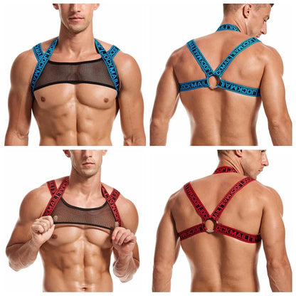 FlexMesh Harness – Mesh + Logo Strap Edition 💪💥