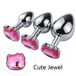Kitty Jewel – Ice & Fire Metal Butt Plug Set 💎🔥❄️
