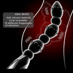 Duron Whip – 10-Mode Vibrating Anal Beads🔥