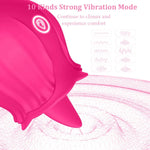 Blush Rose Tongue Vibrator 🌸