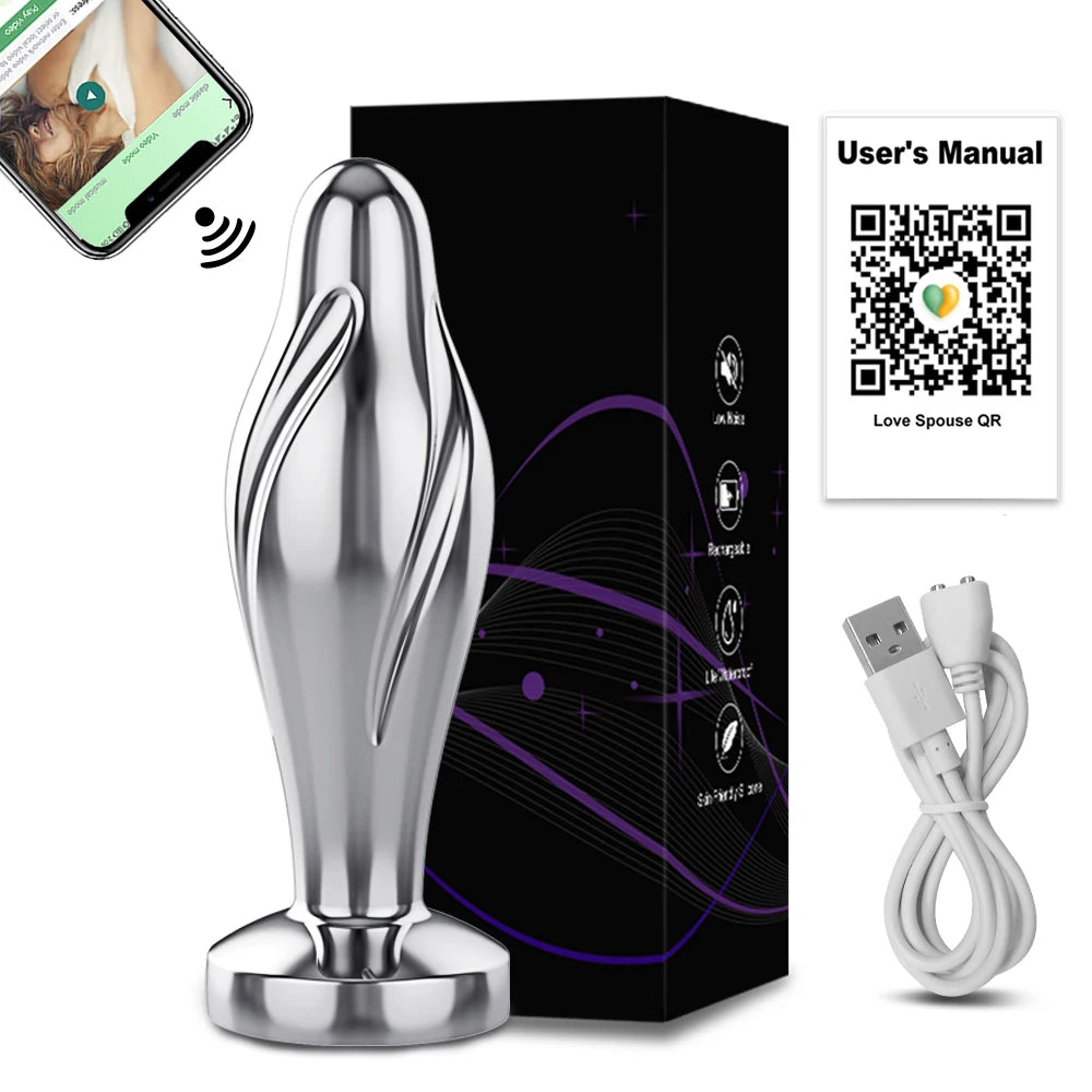 PulsePlay™ App-Controlled Vibrating Butt Plug