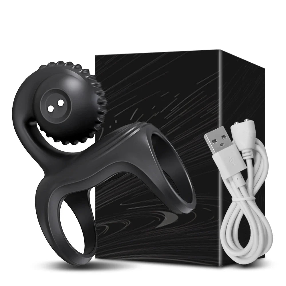 TurboGrip 2-in-1 Vibrating Cock Ring 🔥