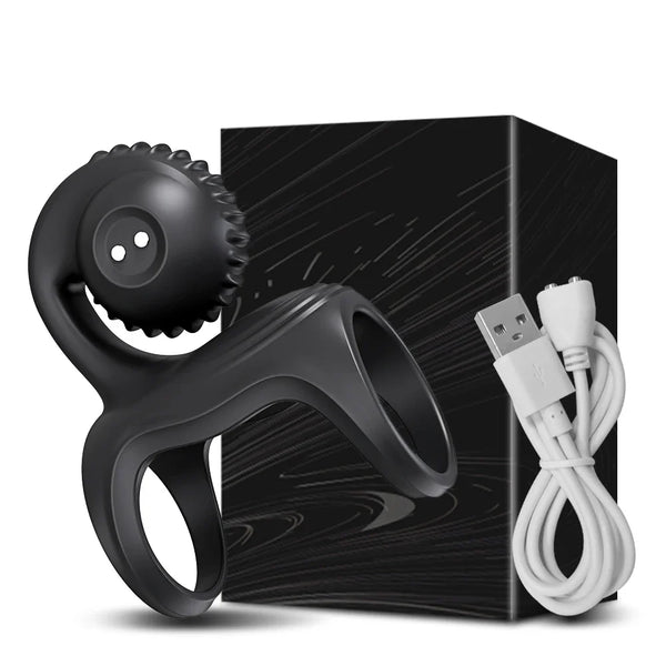 TurboGrip 2-in-1 Vibrating Cock Ring 🔥