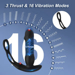 STORMRIDER – Telescopic Vibe Plug with Lock Ring Control ⚡💦