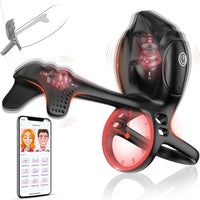 VibeStrike App-Controlled Dual Cock Ring 🔥