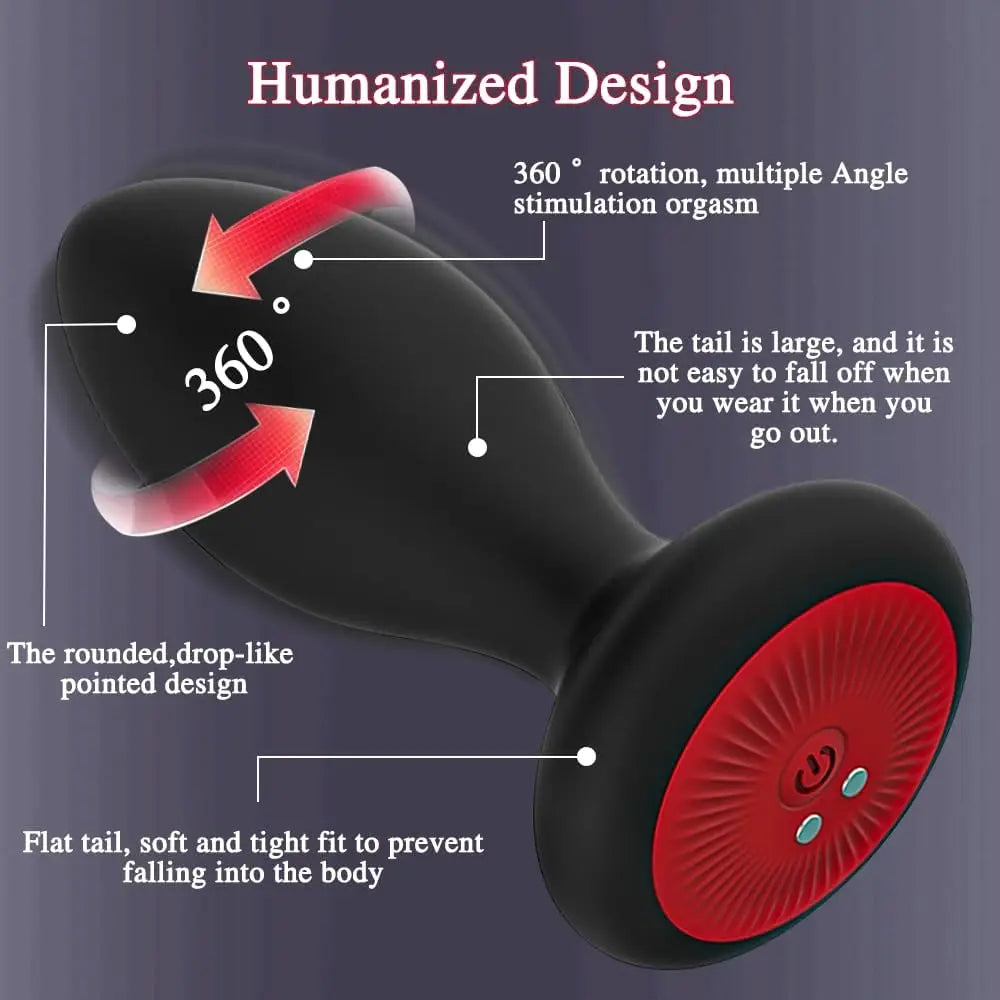 TwistRush 360° Rotating Butt Plug 🔥