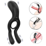Dual Vibrating Clit & Cock Ring – 12-Mode Pleasure Enhancer⚡🔥