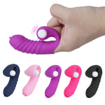 Vibrakiss – Finger Control Clit Flicker with Ribbed Anal Tip 💋🔥