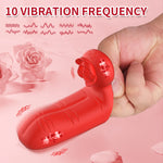 RoseGlow Dual Motor G-Spot Vibrator 🌹🔥