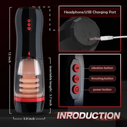 The FleshVolt 2.0 – Realistic Vaginal Entry with Voice & Power Thrusts ⚡🔥